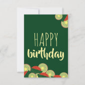 Carte Fête des pastèques et kiwis (Devant)