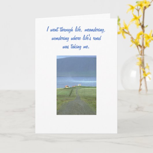 Carte "Fête des pères" (Fleur jaune)