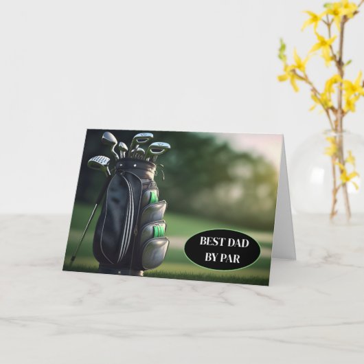 Carte fête des pères (Fleur jaune)