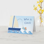 Carte Fête des pères (Fleur jaune)