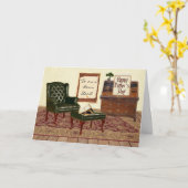 Carte Fête des pères (Fleur jaune)