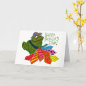 Carte fête des pères (Fleur jaune)