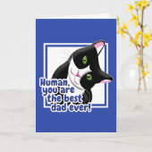 Carte Fête des pères (Fleur jaune)