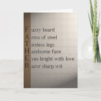 CARTE FÊTE DES PÈRES