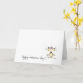 carte fête des pères (Fleur jaune)