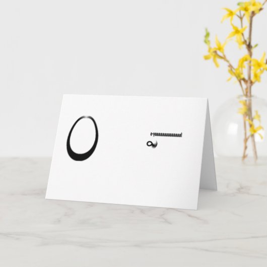 Carte Fête des pères (Fleur jaune)