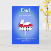 carte fête des pères (Fleur jaune)