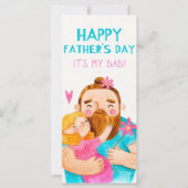 Carte Fête des pères (Dos)