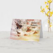 Carte Fête des pères (Fleur jaune)
