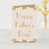 Carte Fête des pères (Fleur jaune)