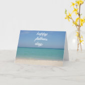 carte fête des pères (Fleur jaune)