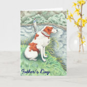 Carte Fête des pères (Fleur jaune)