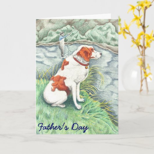 Carte Fête des pères (Fleur jaune)