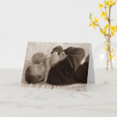 Carte Fête des pères (Fleur jaune)