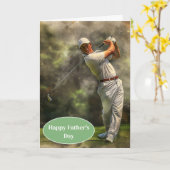 Carte fête des pères (Fleur jaune)