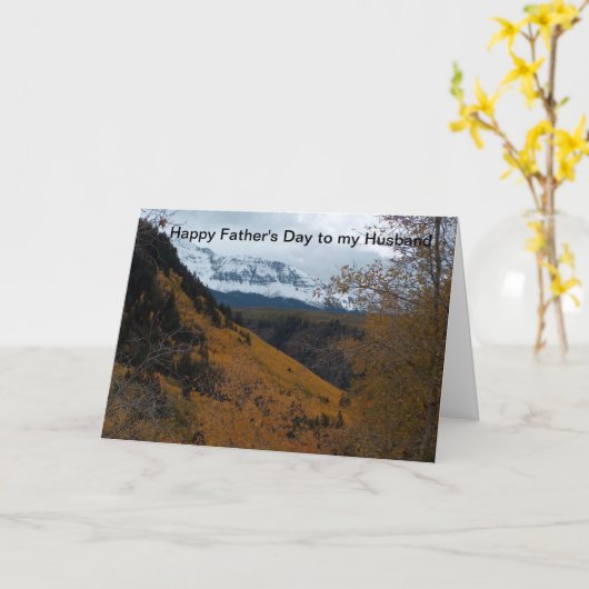 Carte Fête des pères (Fleur jaune)