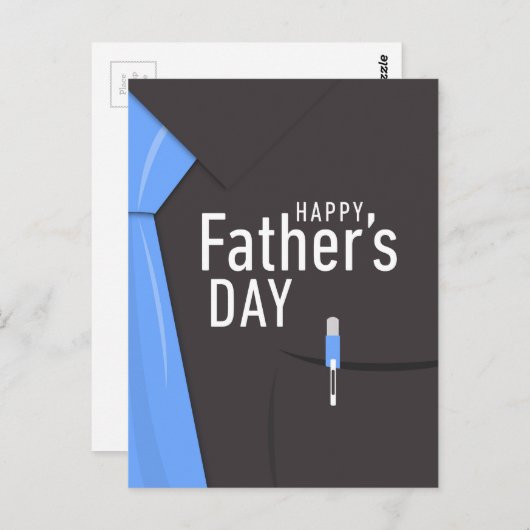 Carte fête des pères (Devant / Derrière)