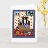 CARTE FÊTE DES PÈRES (Fleur jaune)