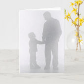 Carte Fête des pères (Fleur jaune)