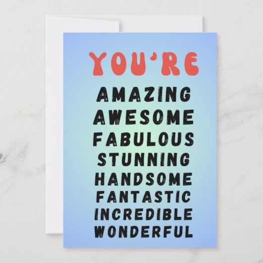 carte fête des pères (Dos)