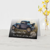 CARTE FÊTE DES PÈRES #1 (Fleur jaune)