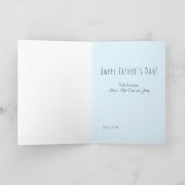 Carte Fête des pères 4 photo shoots collage Aimer vous p (Intérieur)