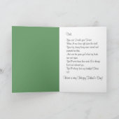 Carte Fête des pères Aimer les souvenirs PHOTO (Intérieur)