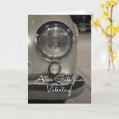 Carte Fête des pères allemande (Fleur jaune)