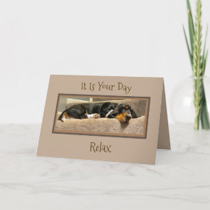 Carte "Fête des pères" amusante avec chicot à dos 