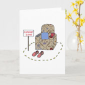 Carte Fête des pères amusante de la zone de confort (Fleur jaune)