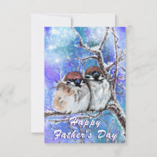 Carte fête des pères avec de mignons éperons en hi