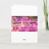 Carte Fête des pères, Ballons à air chaud, éclaboussure  (Dos)