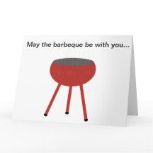 Carte fête des pères Barbeque