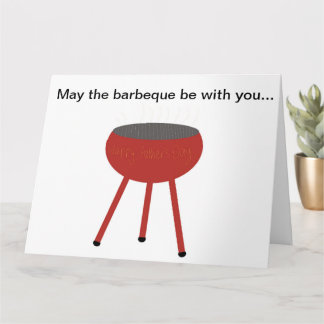Carte fête des pères Barbeque
