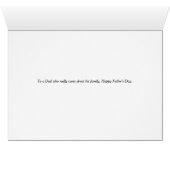 Carte fête des pères Beach Sunset & Enfants (Intérieur Horizontal (Bas))