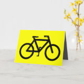 Carte Fête des pères Biker Dude (Fleur jaune)