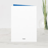 Carte Fête des pères Blue Happy (Dos)