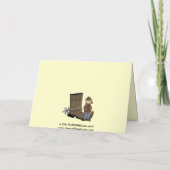 Carte Fête des pères - botte et dent occidentales (Dos)