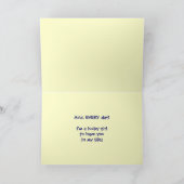 Carte Fête des pères - botte et dent occidentales (Intérieur)