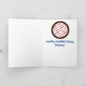 Carte Fête des pères cadre Memento (Intérieur)