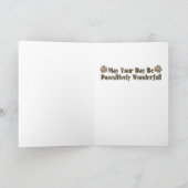 Carte Fête des pères - cairn Terrier - ours de nounours (Intérieur)