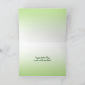 Carte Fête des pères Casquette rouge (Intérieur)