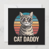 Carte Fête des Pères Cat Daddy (Dos)