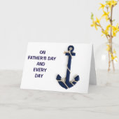 CARTE FÊTE DES PÈRES / CHAQUE JOUR U R L'ANCRE DE NOTRE  (Fleur jaune)