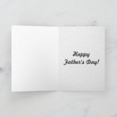 Carte Fête des pères classique (Intérieur)