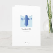 Carte Fête des pères Collage de photos (Dos)