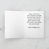 Carte Fête des pères Collage de photos (Intérieur)