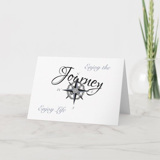 Carte Fête des pères - Compass Rose - Enjoy Life Card (Devant)