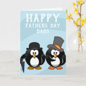 Carte Fête des pères cool Gay Dads (Fleur jaune)