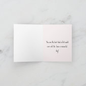 Carte fête des pères Dachshund (Intérieur)